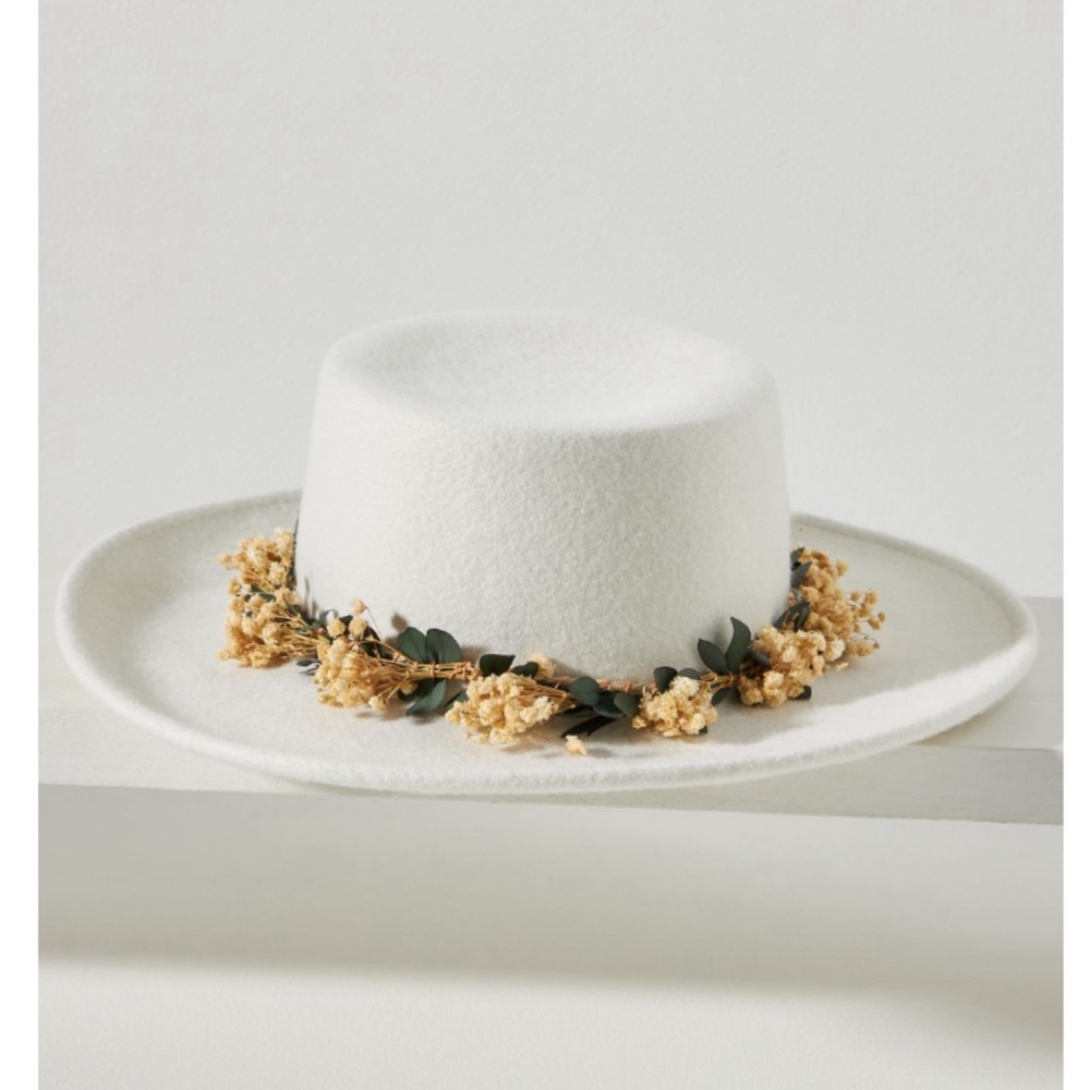 NWT Anthropologie San Diego Hat Co Boater Bliss - Picture 2 of 4
